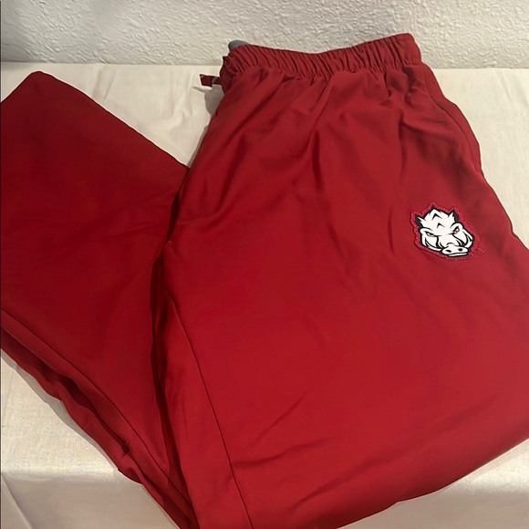 Red Arkansas Razorbacks Sweatpants - Picture 1 of 9